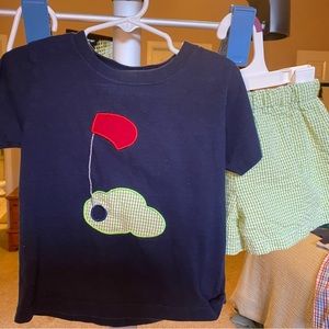 Toddler Boys Matching Golf Short Set